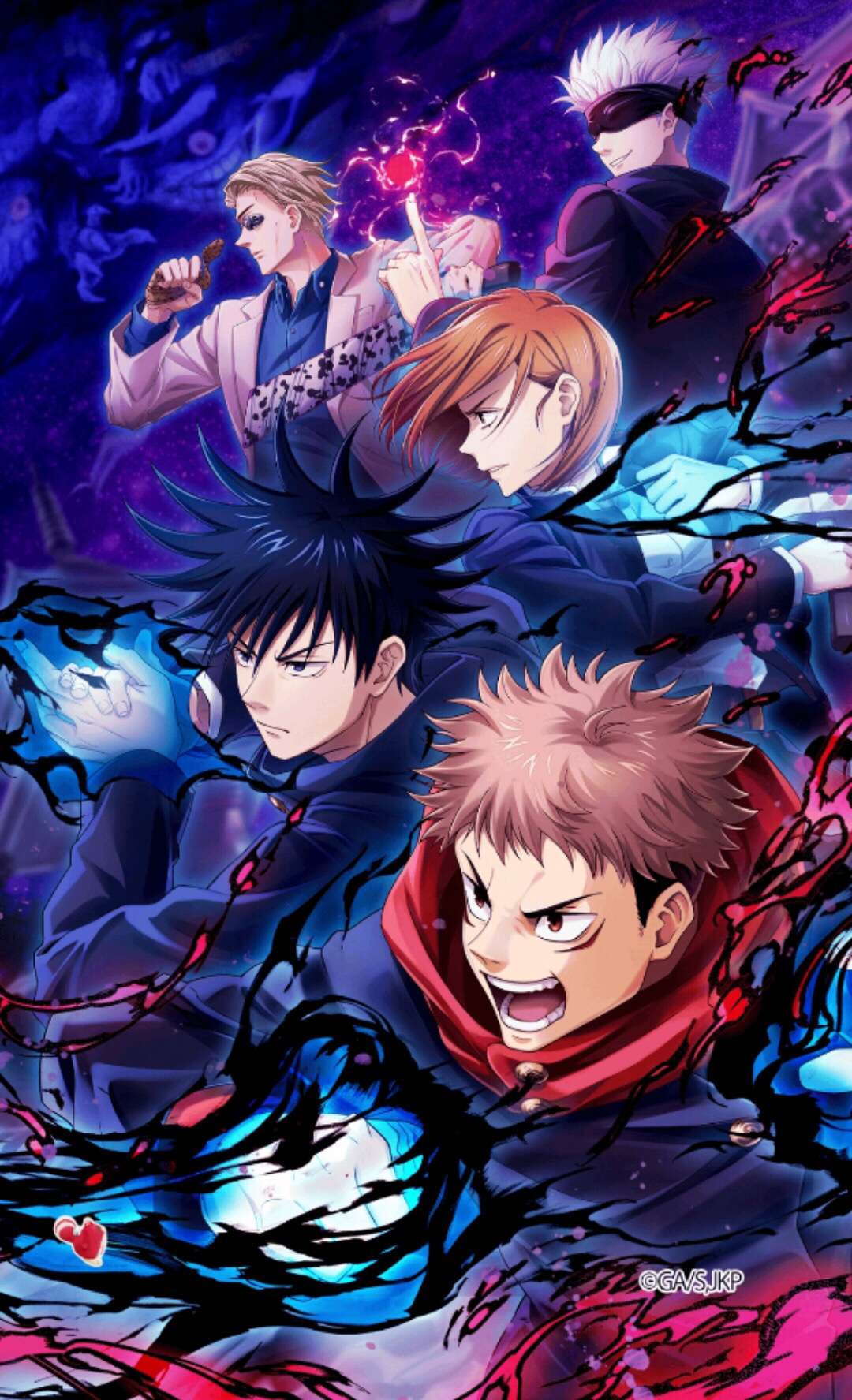 呪術廻戦の痛ネイル10本に挑戦！|伏見区ネイルサロン