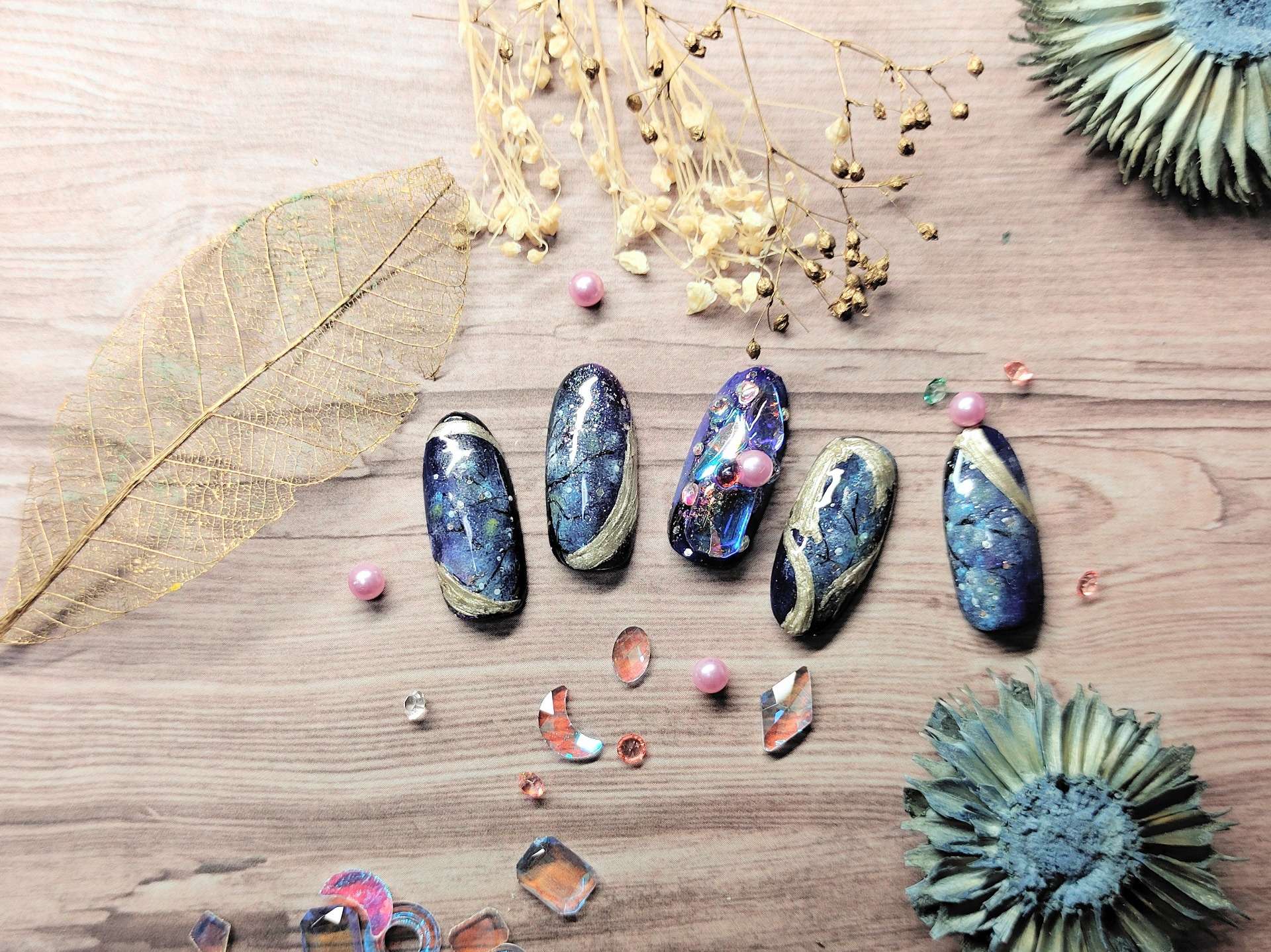 シンプルが可愛い。クリスマスネイル|伏見区