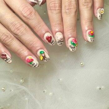 飯テロ確定☆　焼き肉ネイル！|伏見桃山ネイル